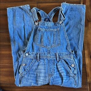 GAP Kids Blue Denim Overalls, Size Large, Gap Jeans